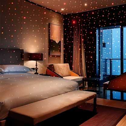 Car roof star lights Star Lamp USB Fancy Lights (Red Color)